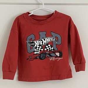 Gap x Hot Wheels Red Racing Shirt